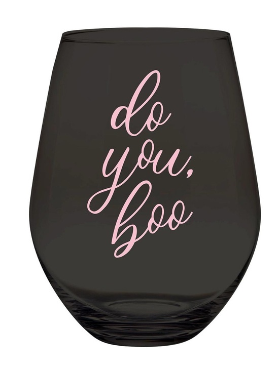 Unbranded Other - Do You Boo Black Stemless Wine Glass - 30oz